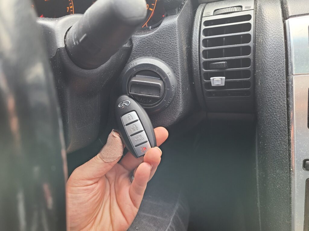 2006 Infiniti G35 – No Remote - Locksmith Job in Olympia, WA